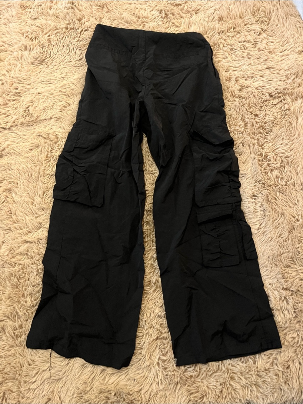 3 Pair Pants Lot - Black Cargo, Light Wash Jeans, Olive Camo Joggers - Picture 7 of 8